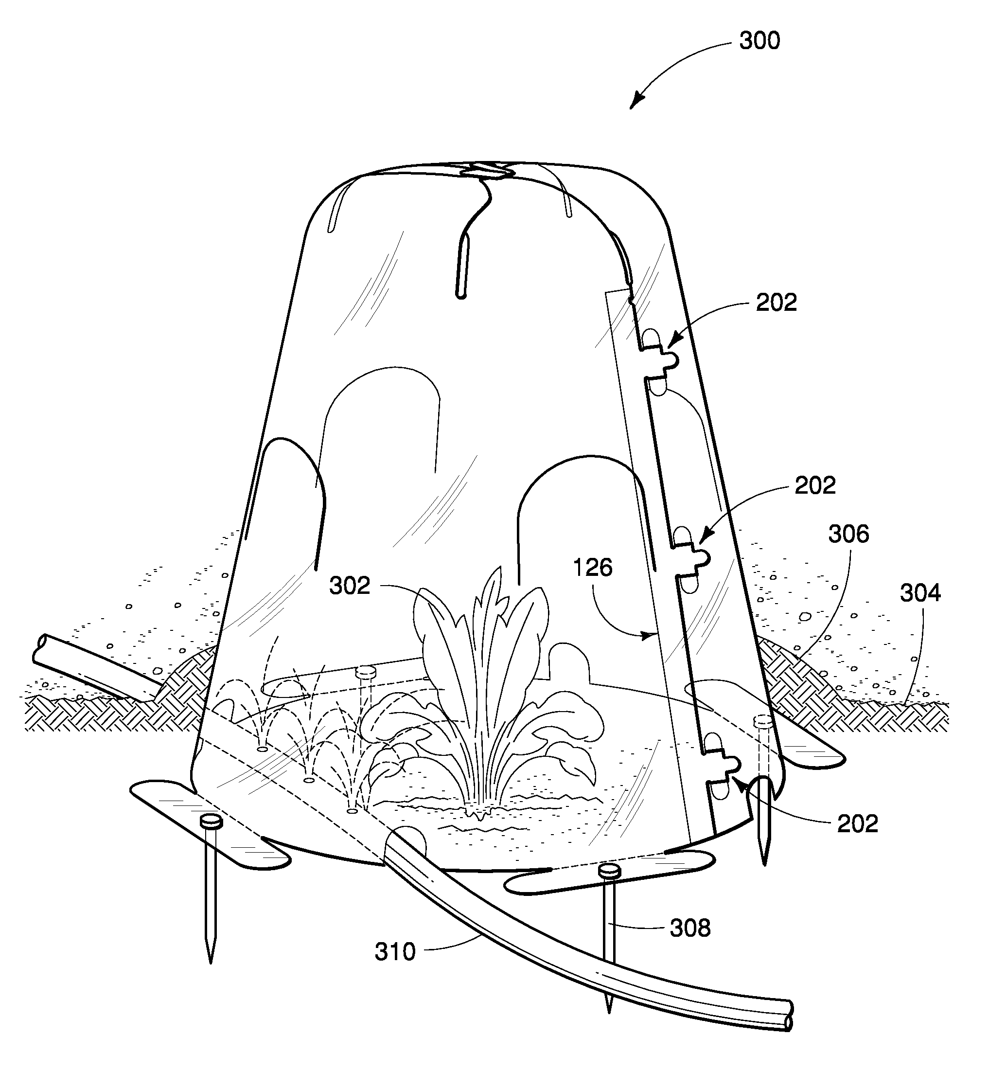 Flexible plant protector