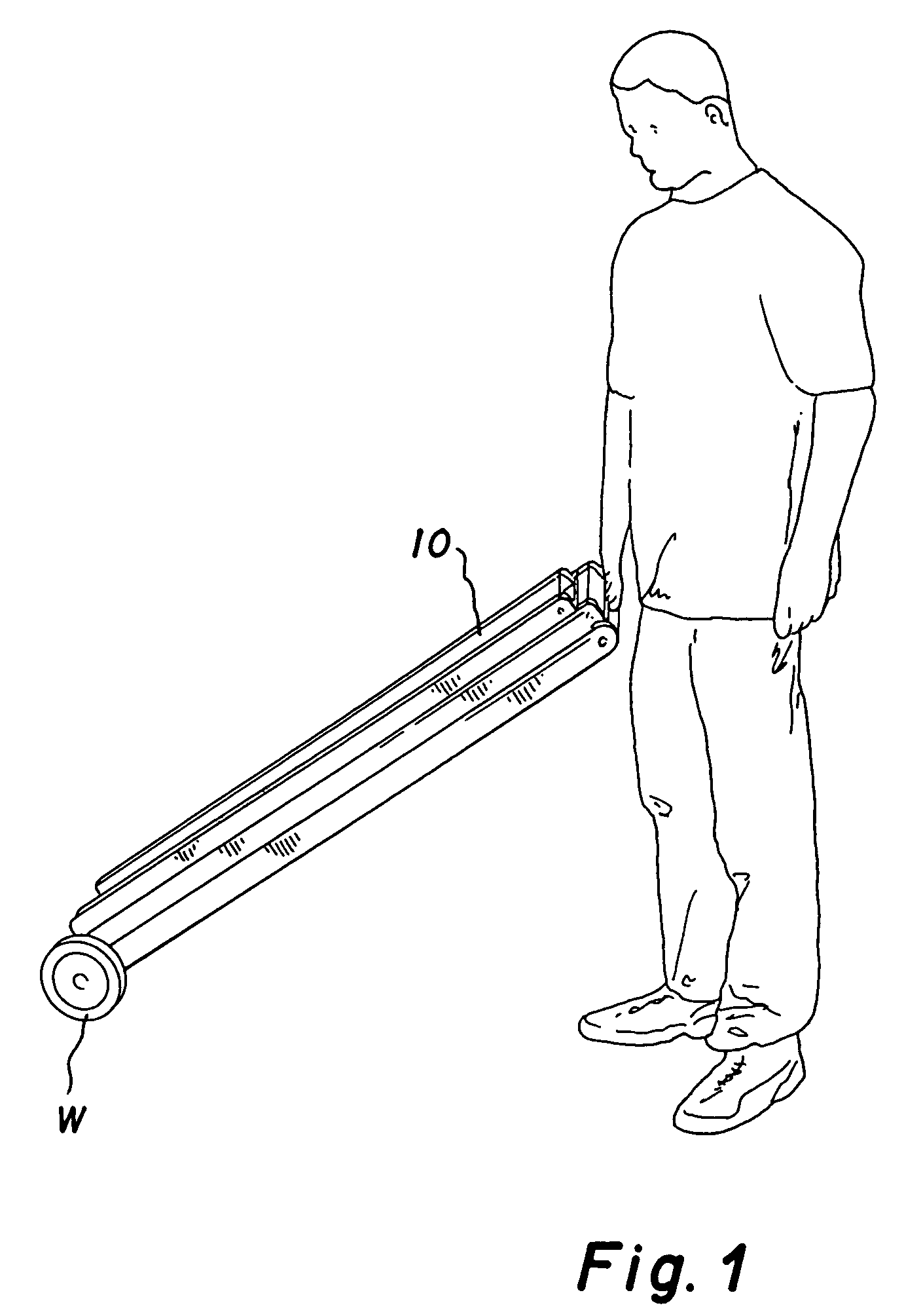 Folding platform structure