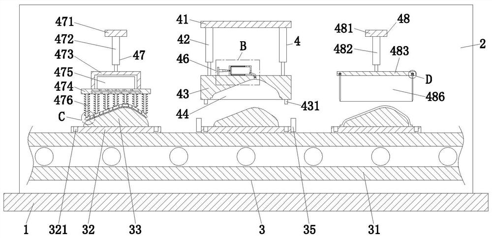 Intelligent processing machine for manufacturing breathing mask