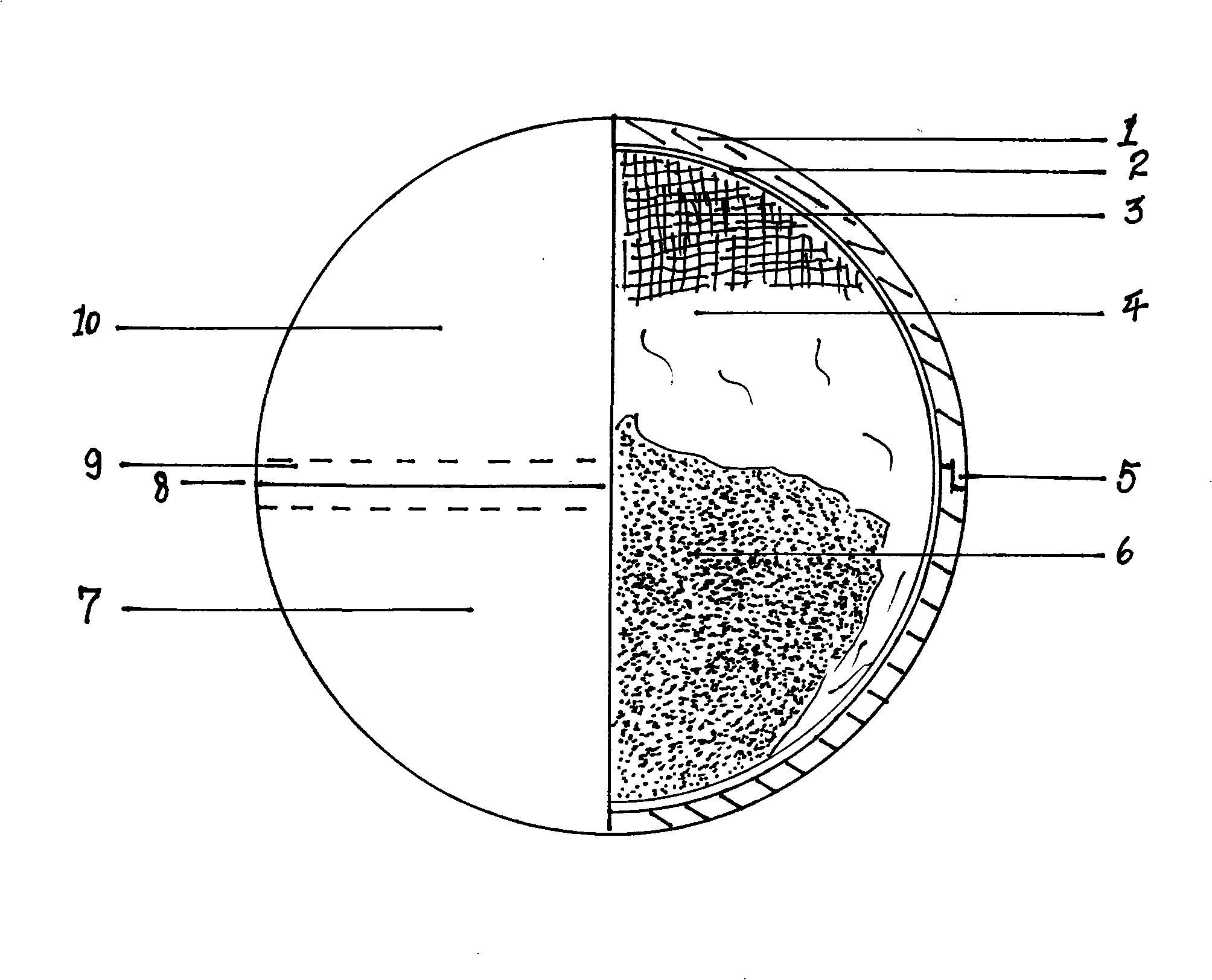 Military guard non-lethal fragmentation bomb-shell type small specific kinetic energy bomb