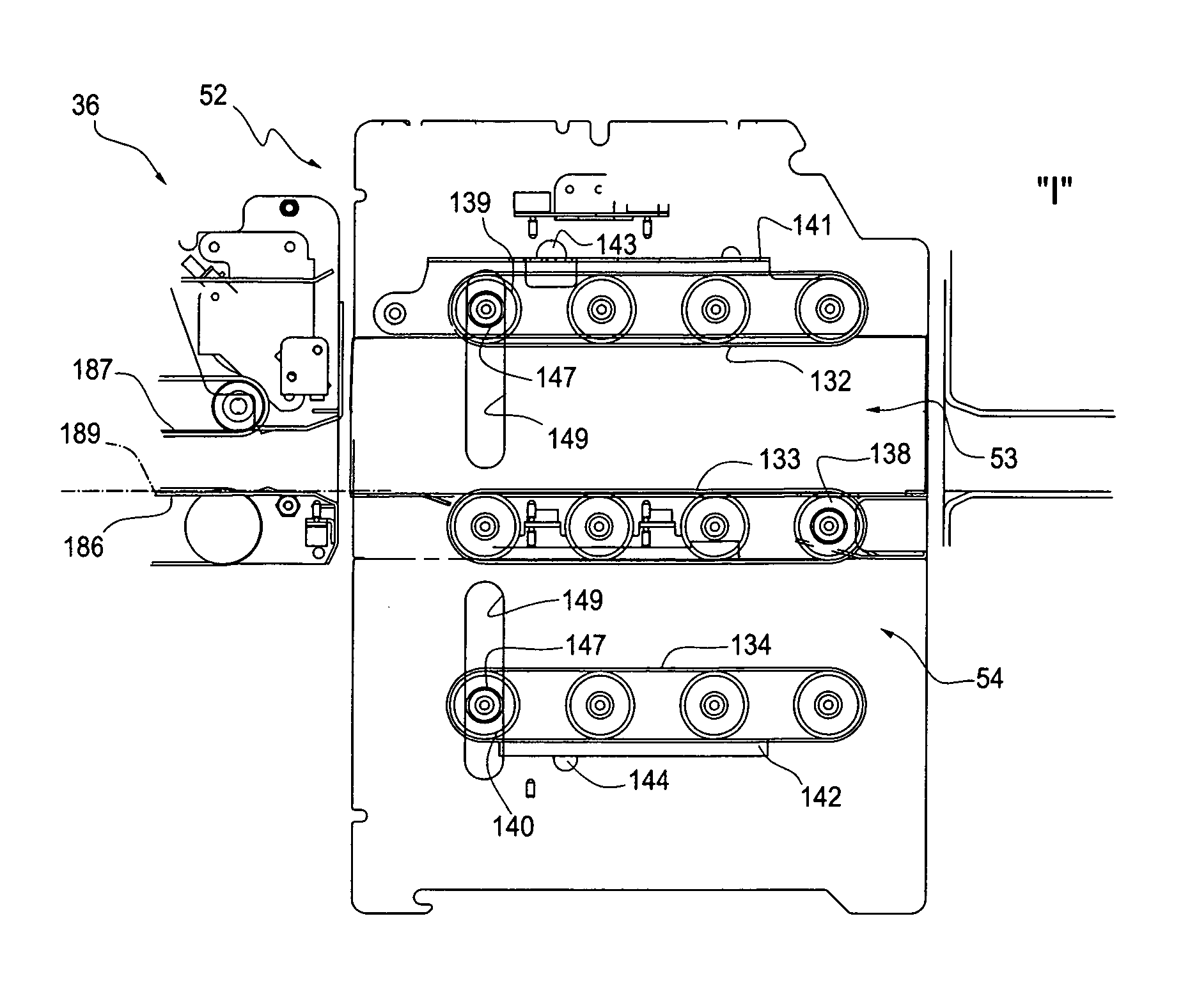 Equipment for the automatic deposit of banknotes