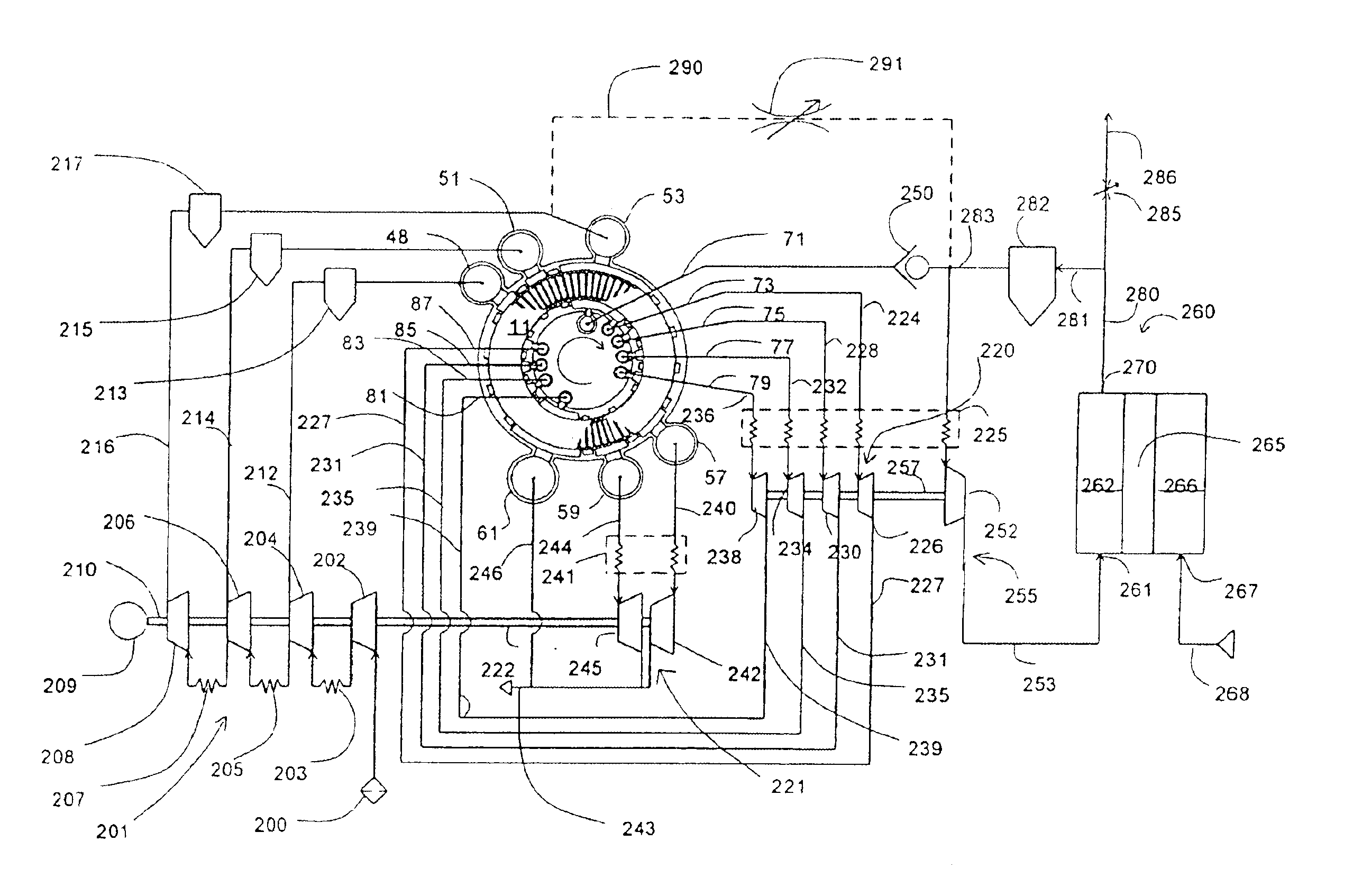 Electrical current generation system