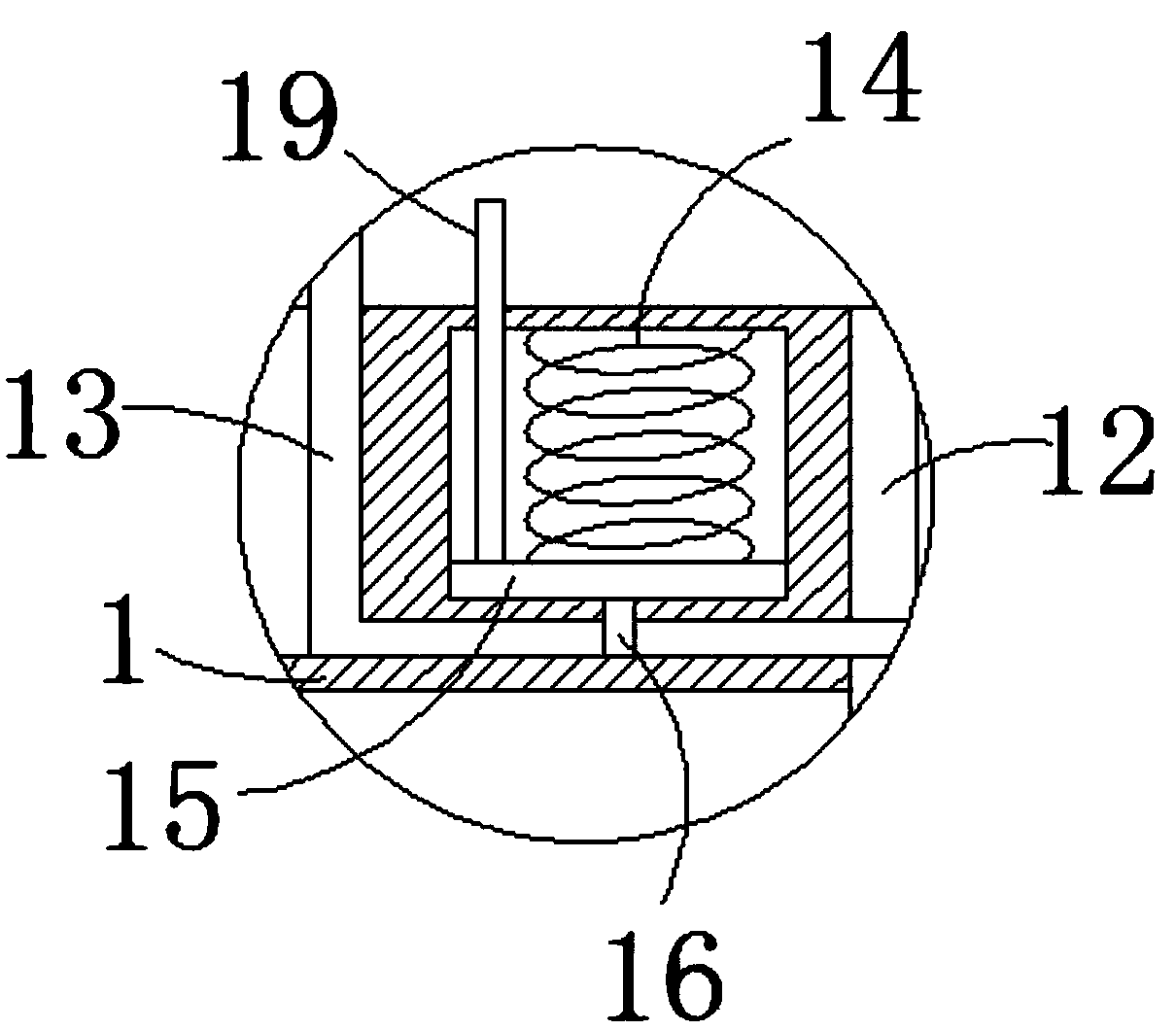 Active carbon purification device for industrial organic waste gas