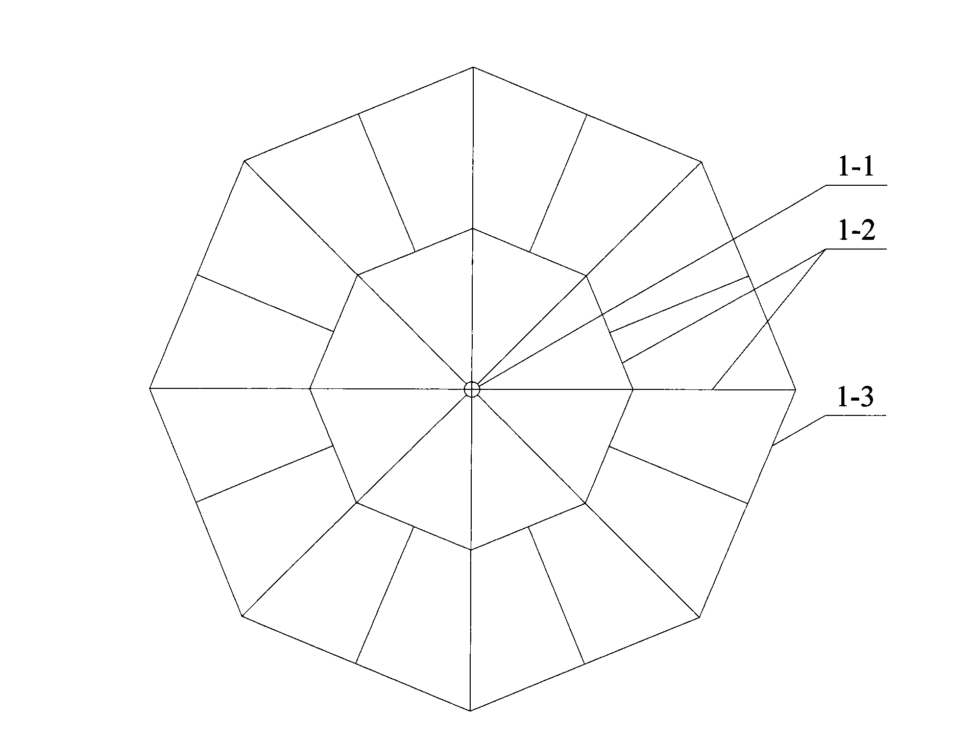 Flat-straight winding device of hollow fiber membrane