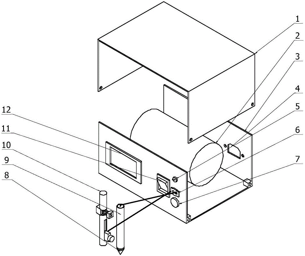 Portable thermocouple spot welding machine suitable for multiple materials