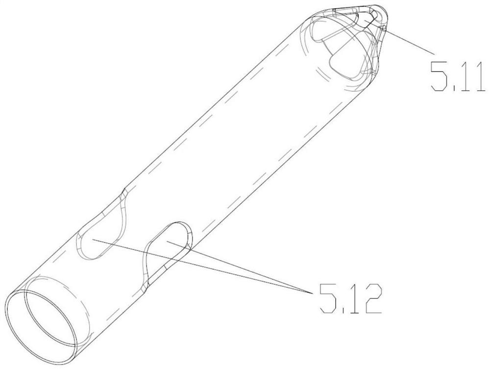 Large-flow two-stage catheter pump for left ventricle assistance and use method of large-flow two-stage catheter pump