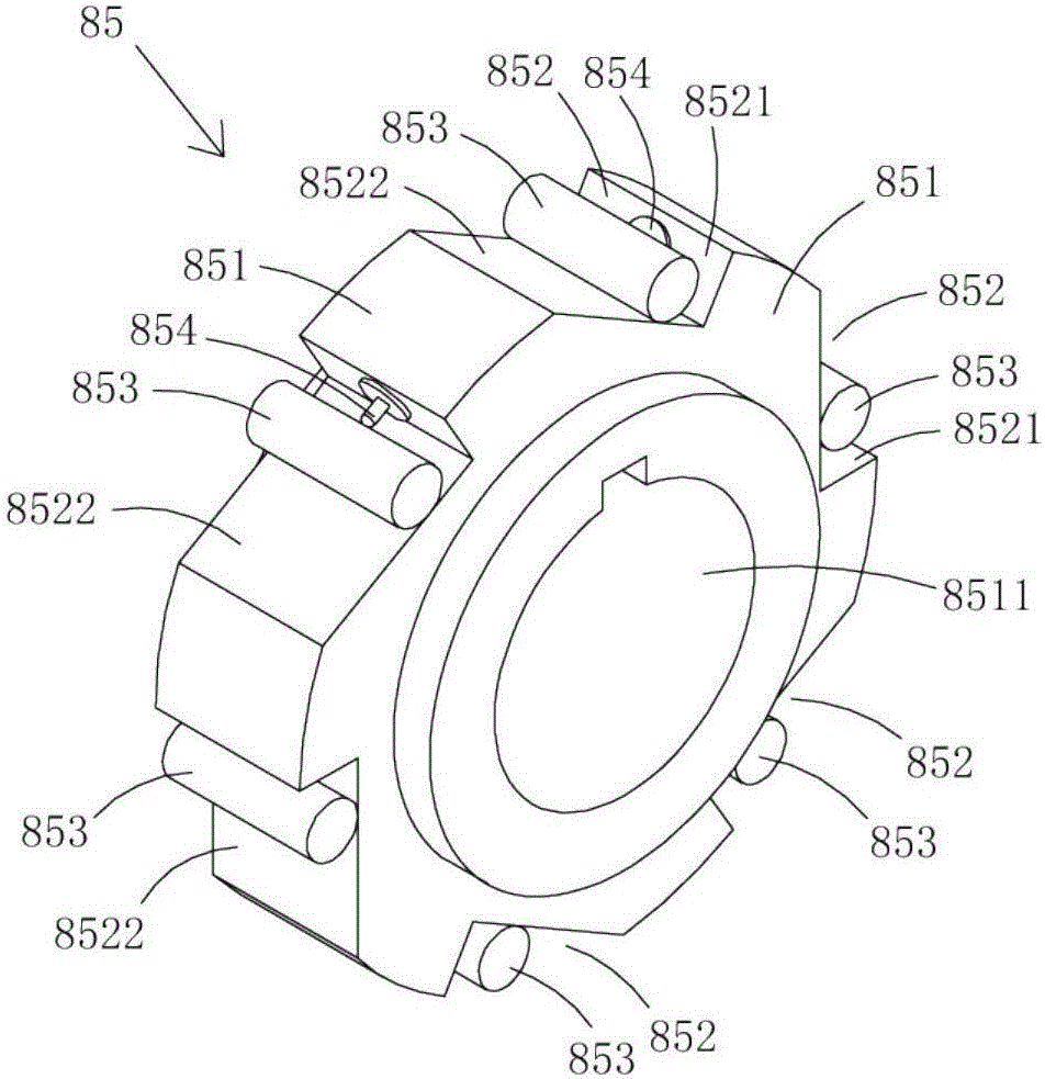 Double-body grain bin capable of distributing grains uniformly