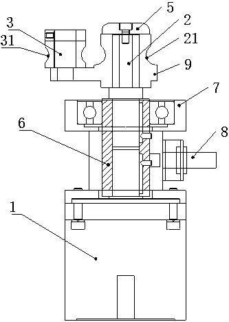 Cable machine steel strand bending device