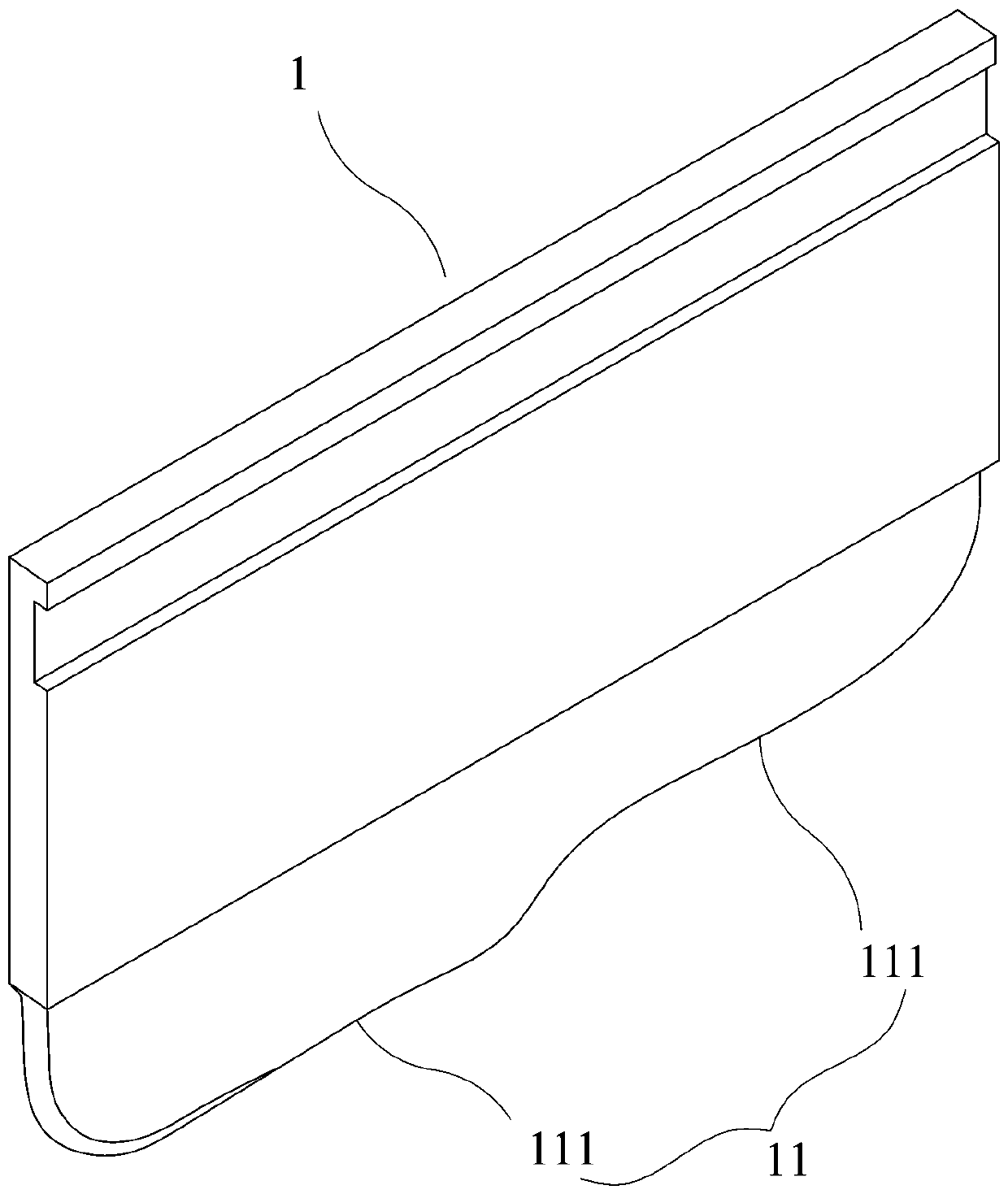 Processing method for anti-collision square tube, and product of processing method