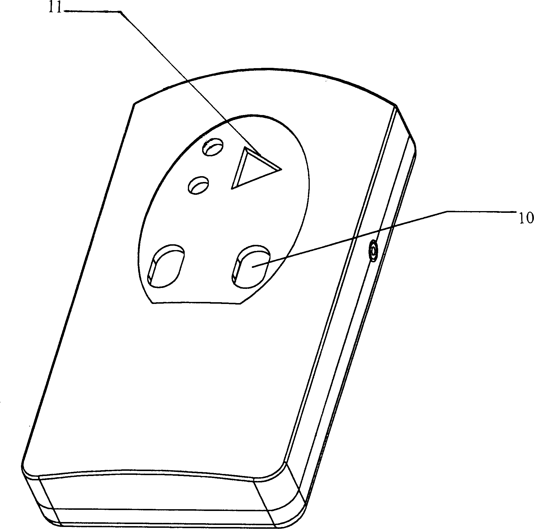 Electric therapeutic, magnetic therapeutic and laser therapeutic instrument