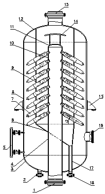 A large gas-liquid separator