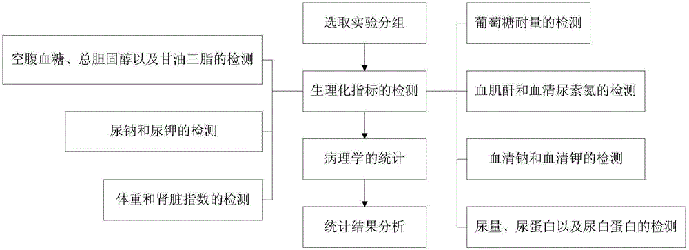 Experiment analysis method for blood glucose reducing efficacy of Shenlian decoction rapidly disintegrating tablets for reducing blood glucose