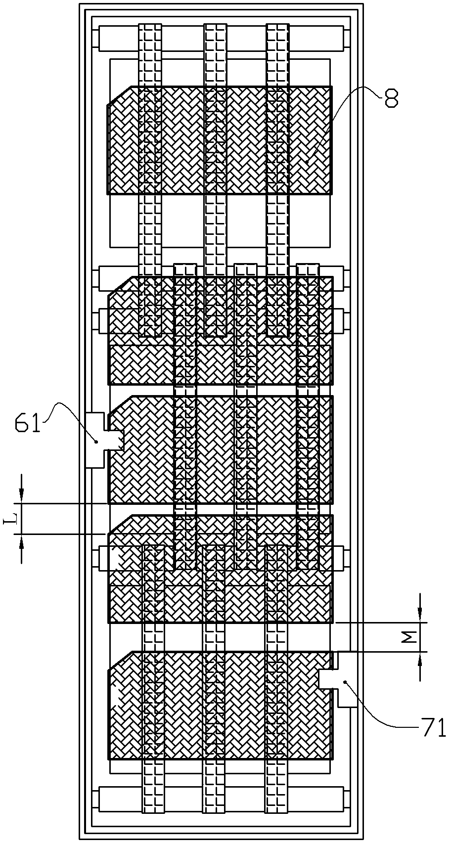 Valve bag sealing machine