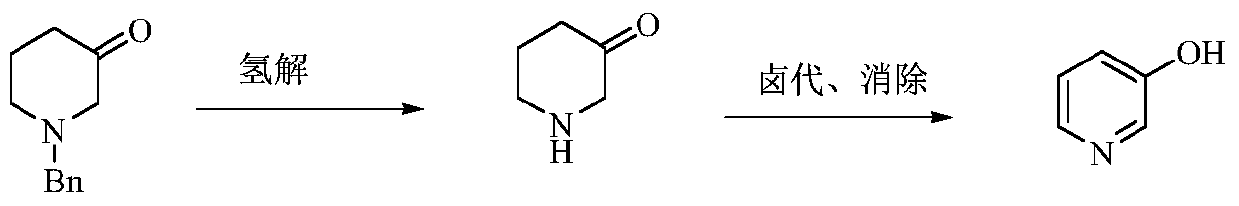 A kind of preparation method of low-cost 3-hydroxypyridine