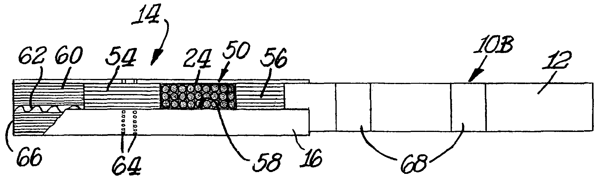 Cigarette filter with beaded carbon