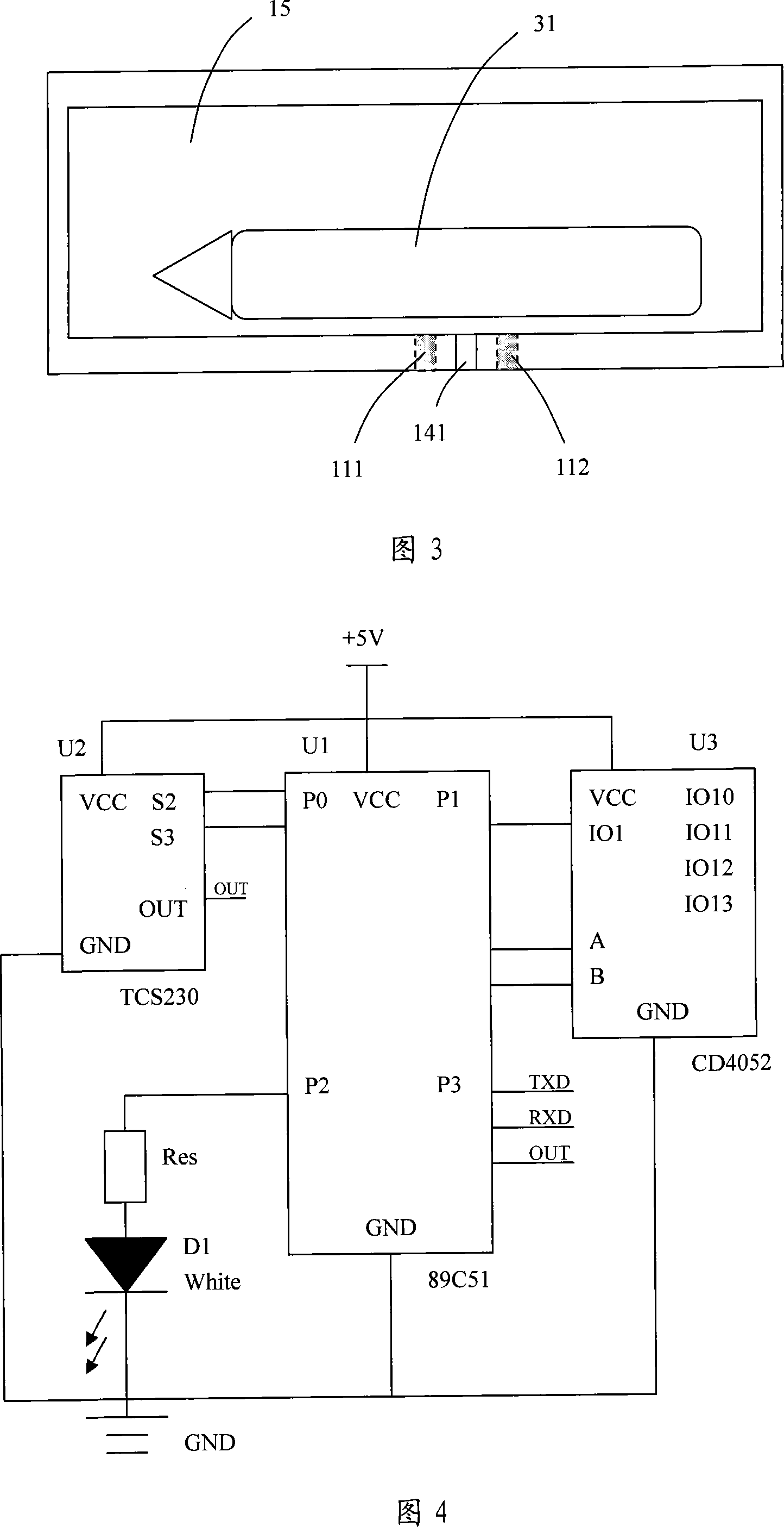 Device and method for color recognition