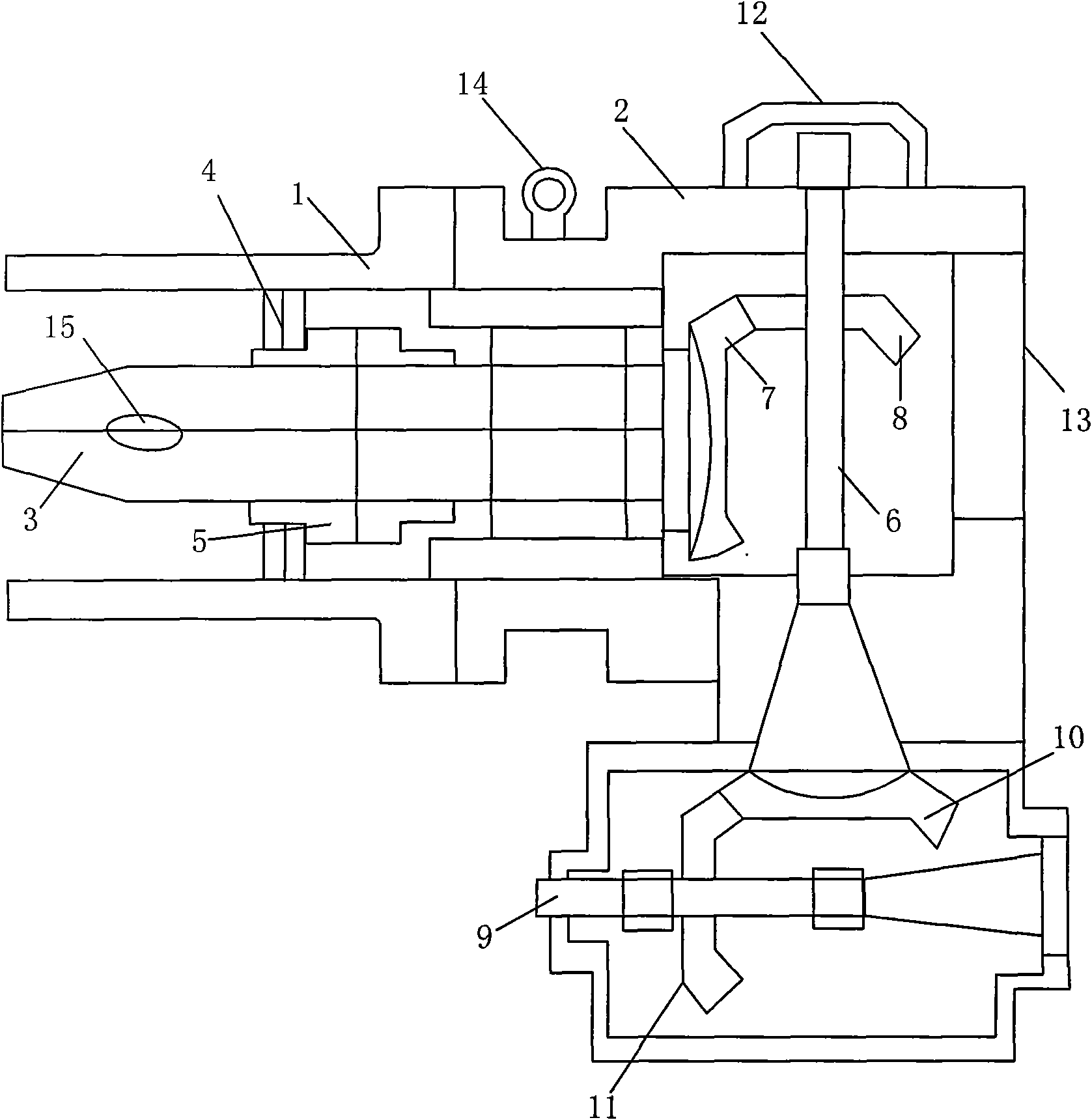 Boring and milling head