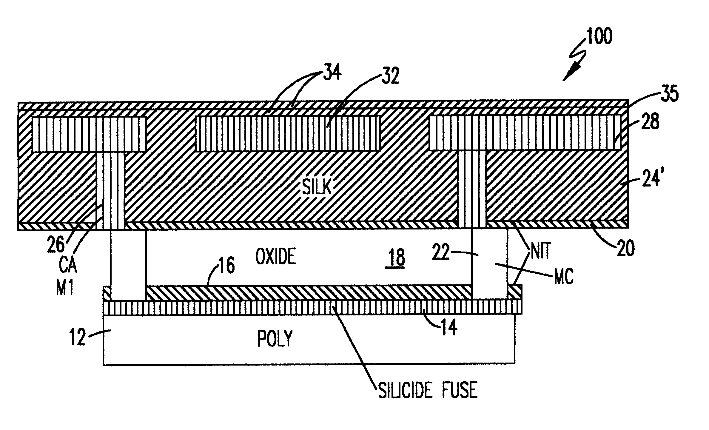 Fuse structure with thermal and crack-stop protection