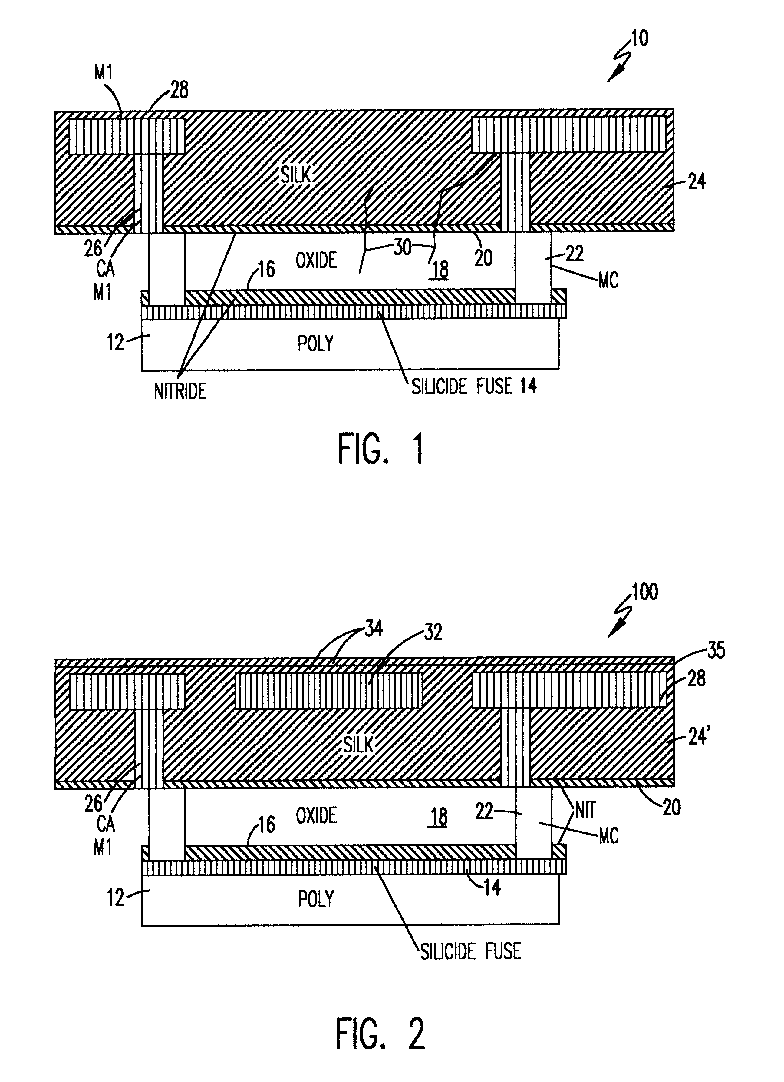 Fuse structure with thermal and crack-stop protection