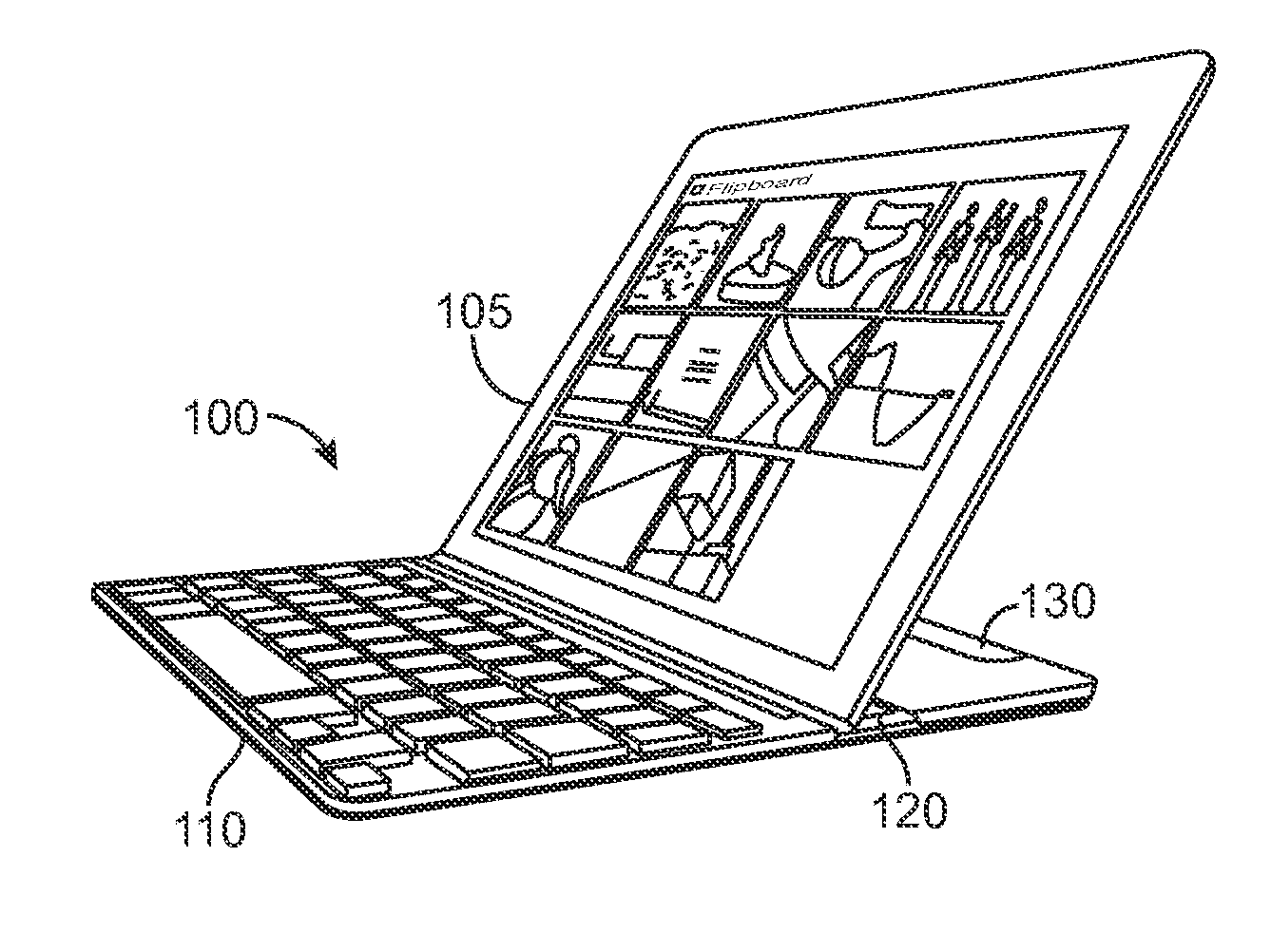 Protective cover for a tablet computer