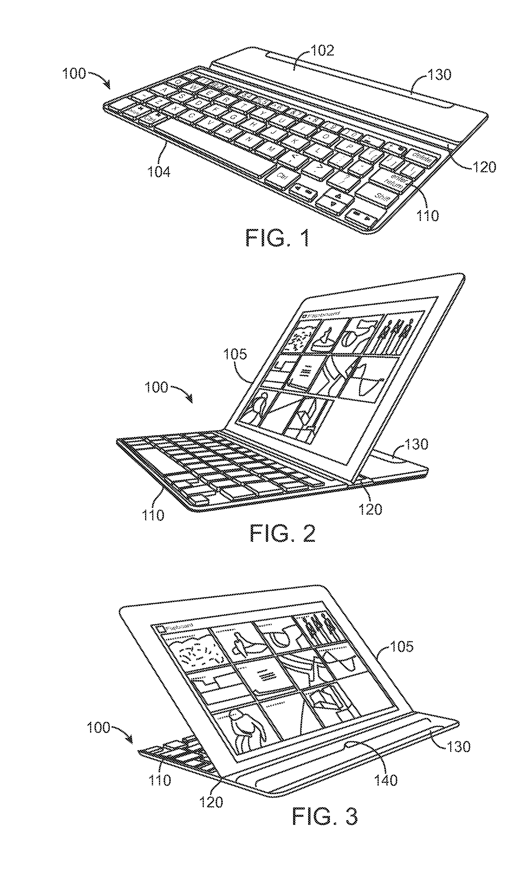 Protective cover for a tablet computer