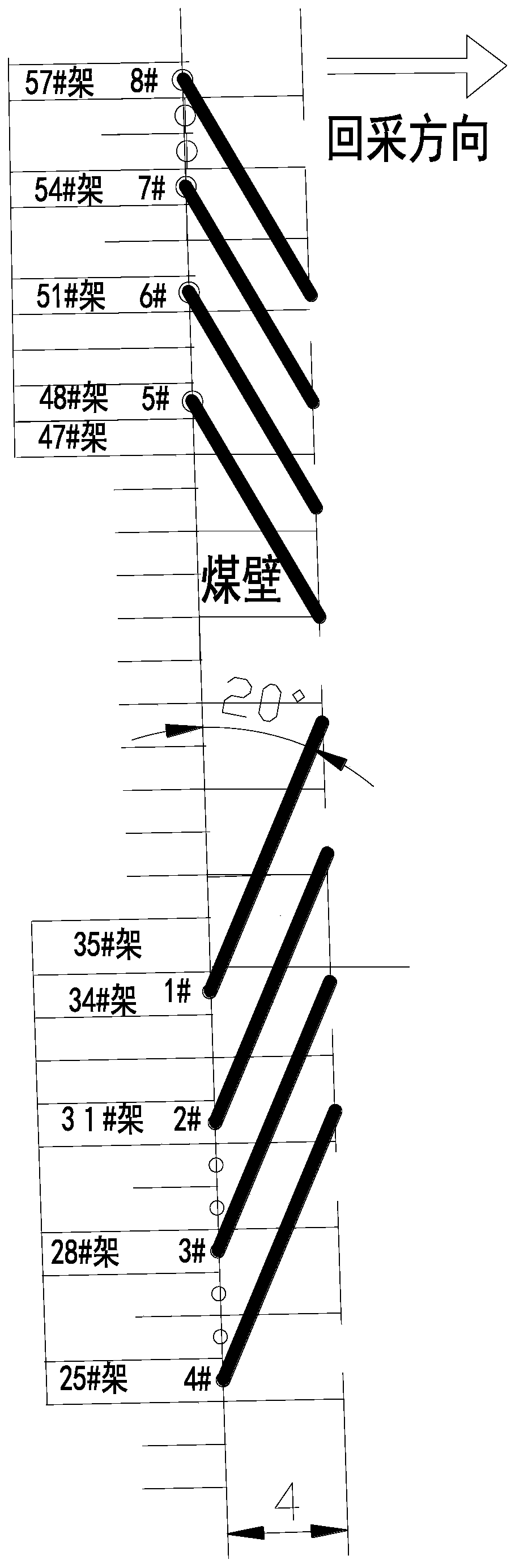 Grouting reinforcement method for three-soft-coal-seam large-mining-height working face top slope