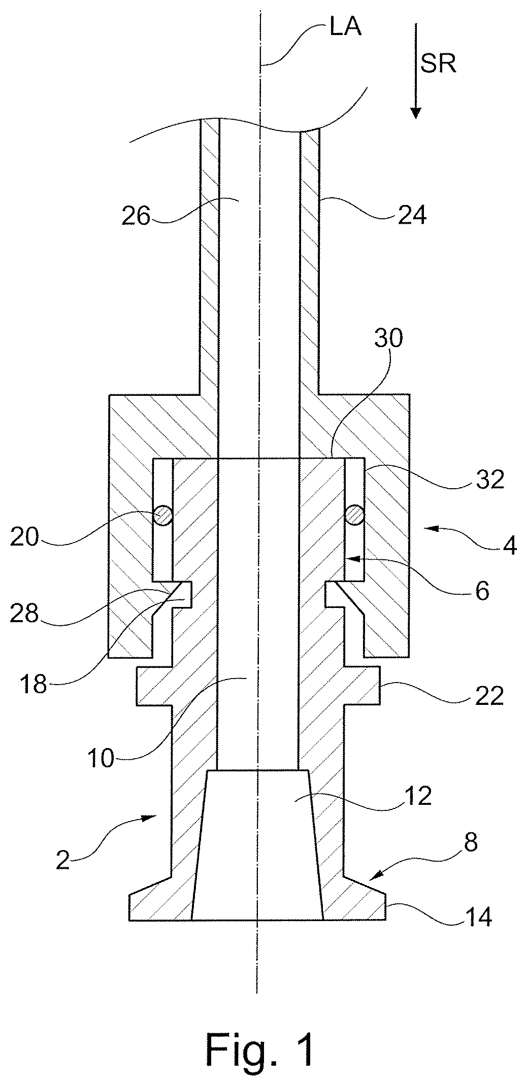 Medical coupling and medical system comprising medical coupling