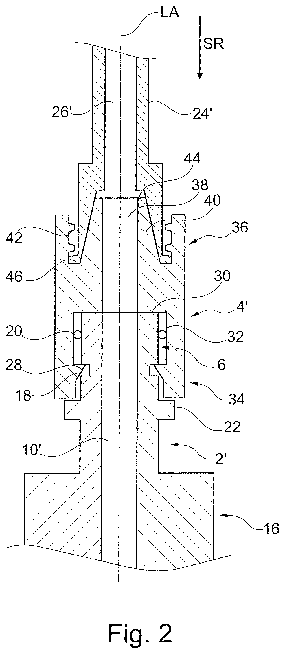 Medical coupling and medical system comprising medical coupling