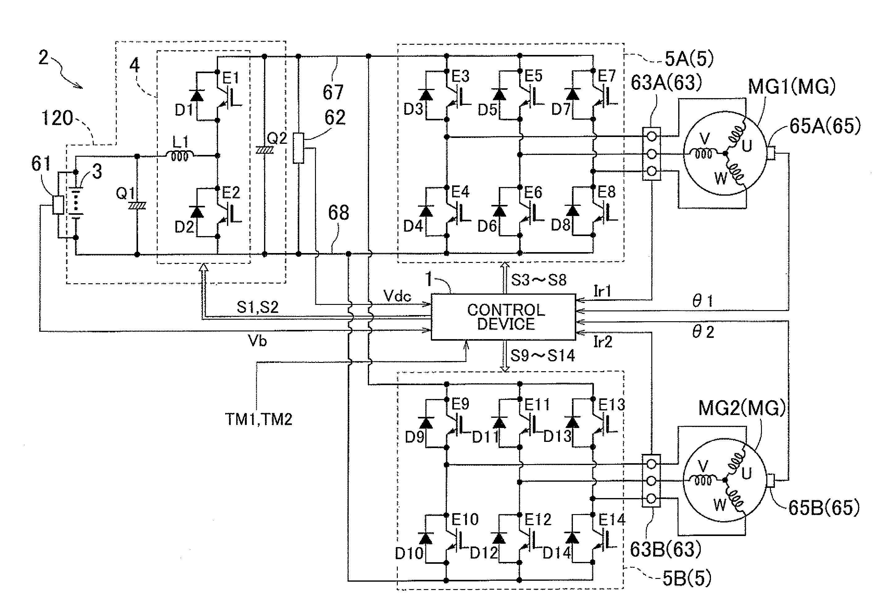 Electric motor control device