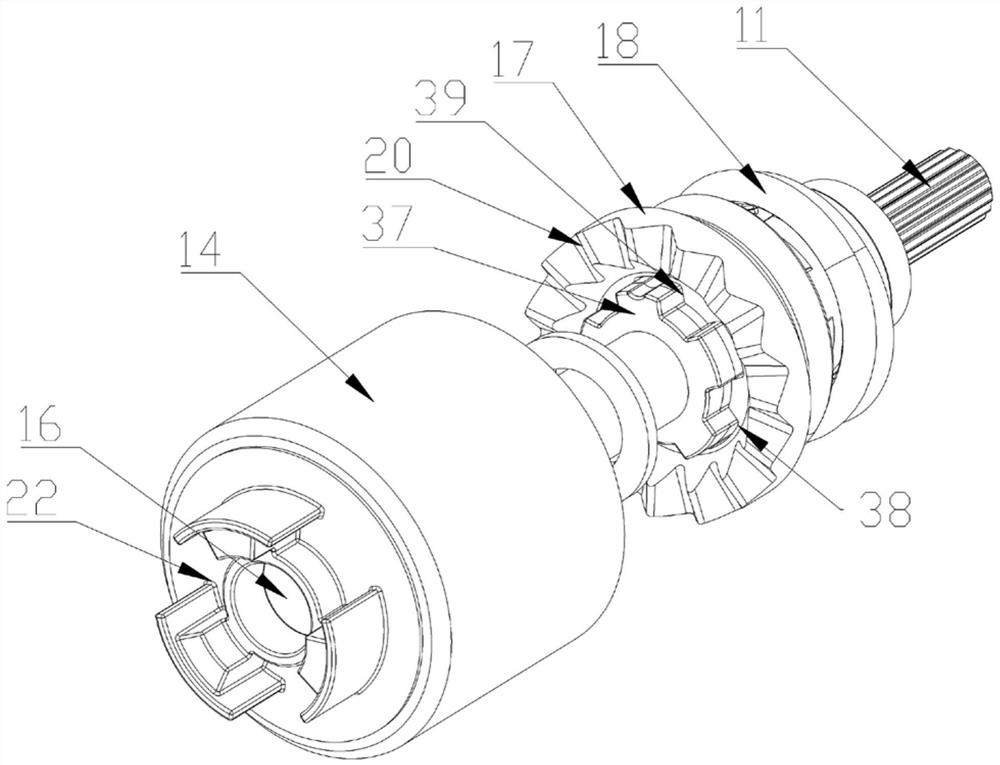 Electric supporting rod with overload protection function