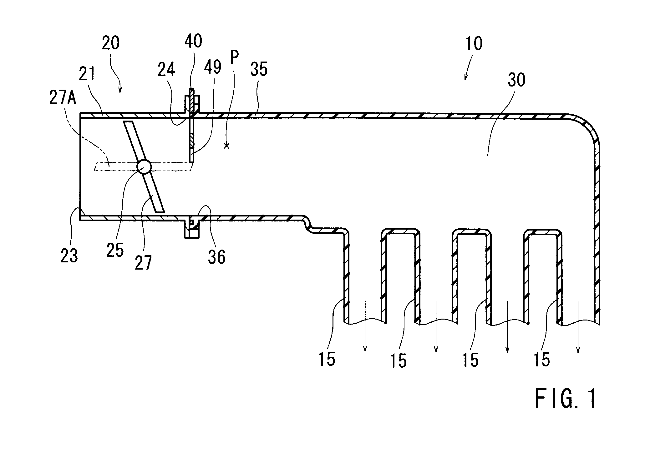 Intake manifold for preventing flow noise