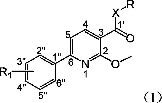 Pharmaceutical use of 6-aryl-3-substituted carbonyl pyridine compound