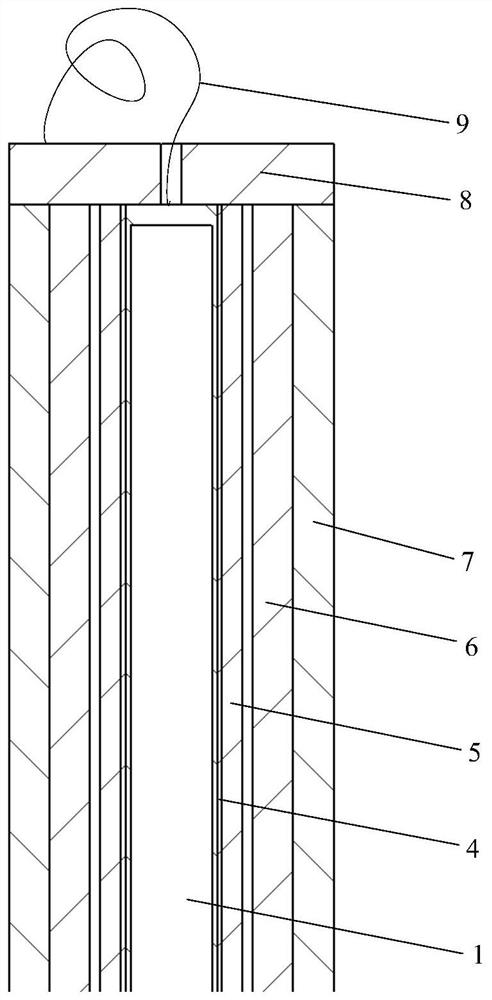 Density sensing device and method based on friction nanometer generator