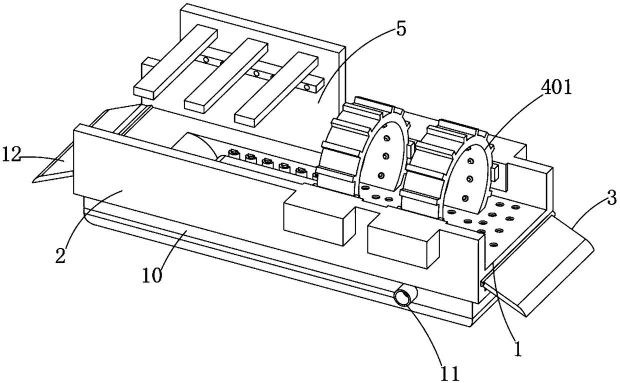 Regular piglet cleaning device