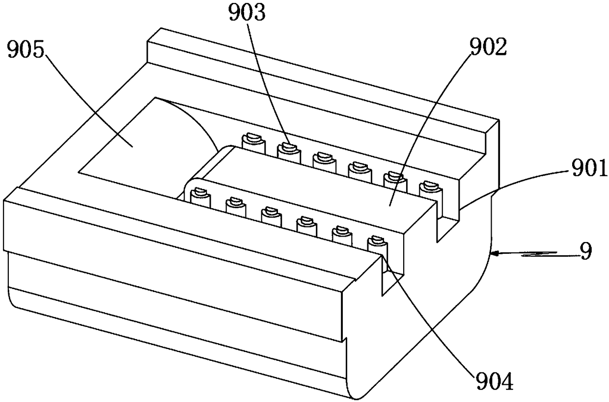 Regular piglet cleaning device