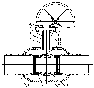 Floating ball valve