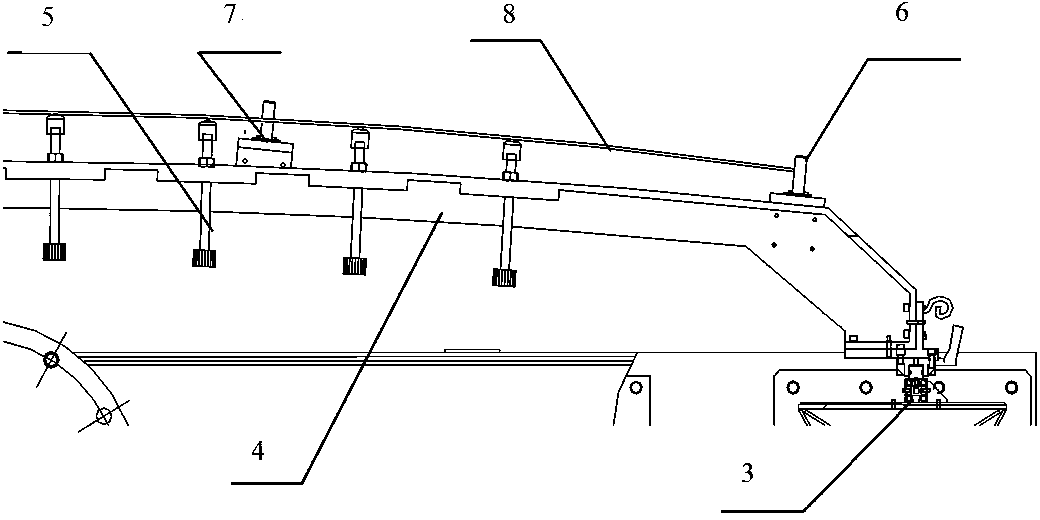 Automatic drilling, riveting, forming and positioning device for skin components of aircrafts