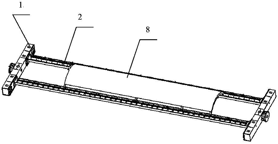 Automatic drilling, riveting, forming and positioning device for skin components of aircrafts