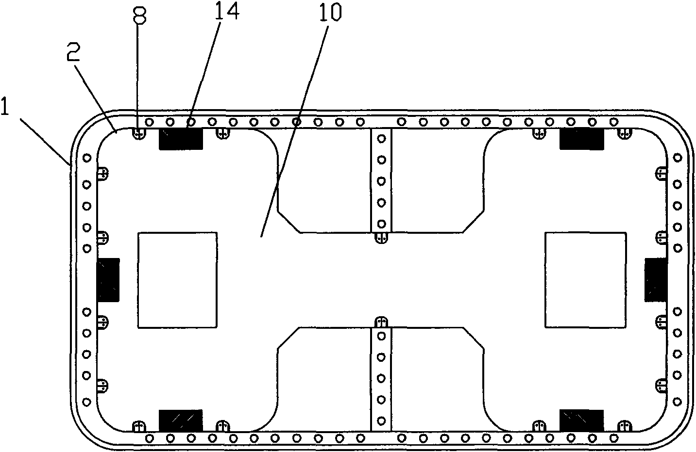 Technology for constructing anti-collision bridge pier by steel cofferdam