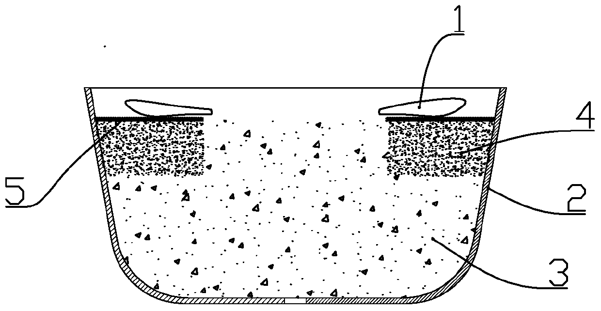 A kind of leaf cutting propagation method of ice lamp yulu