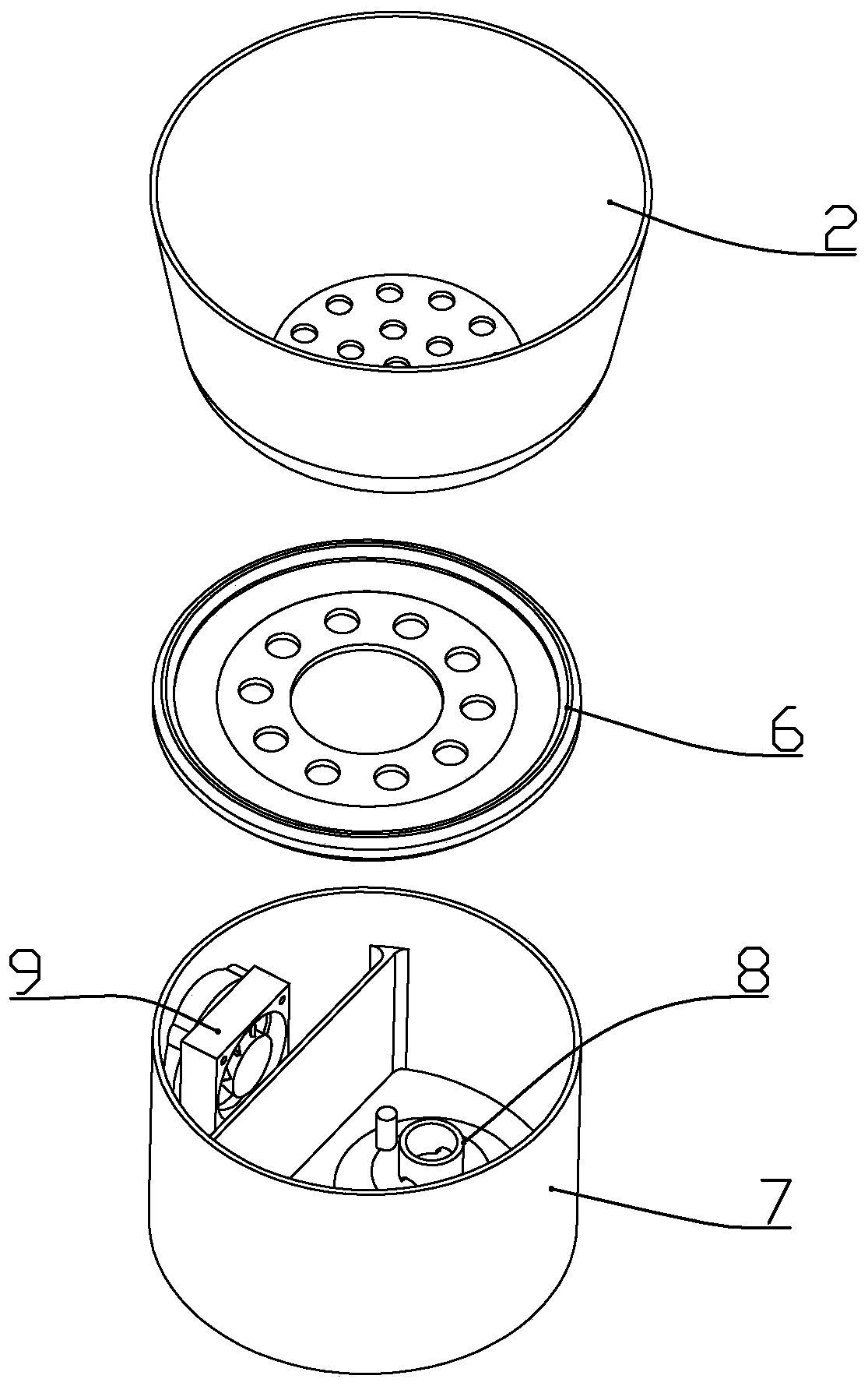 A kind of leaf cutting propagation method of ice lamp yulu