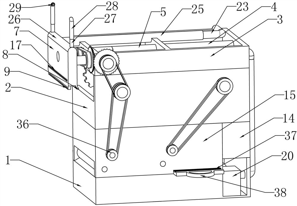 Machine chip removal and cleaning device for CNC machine tools