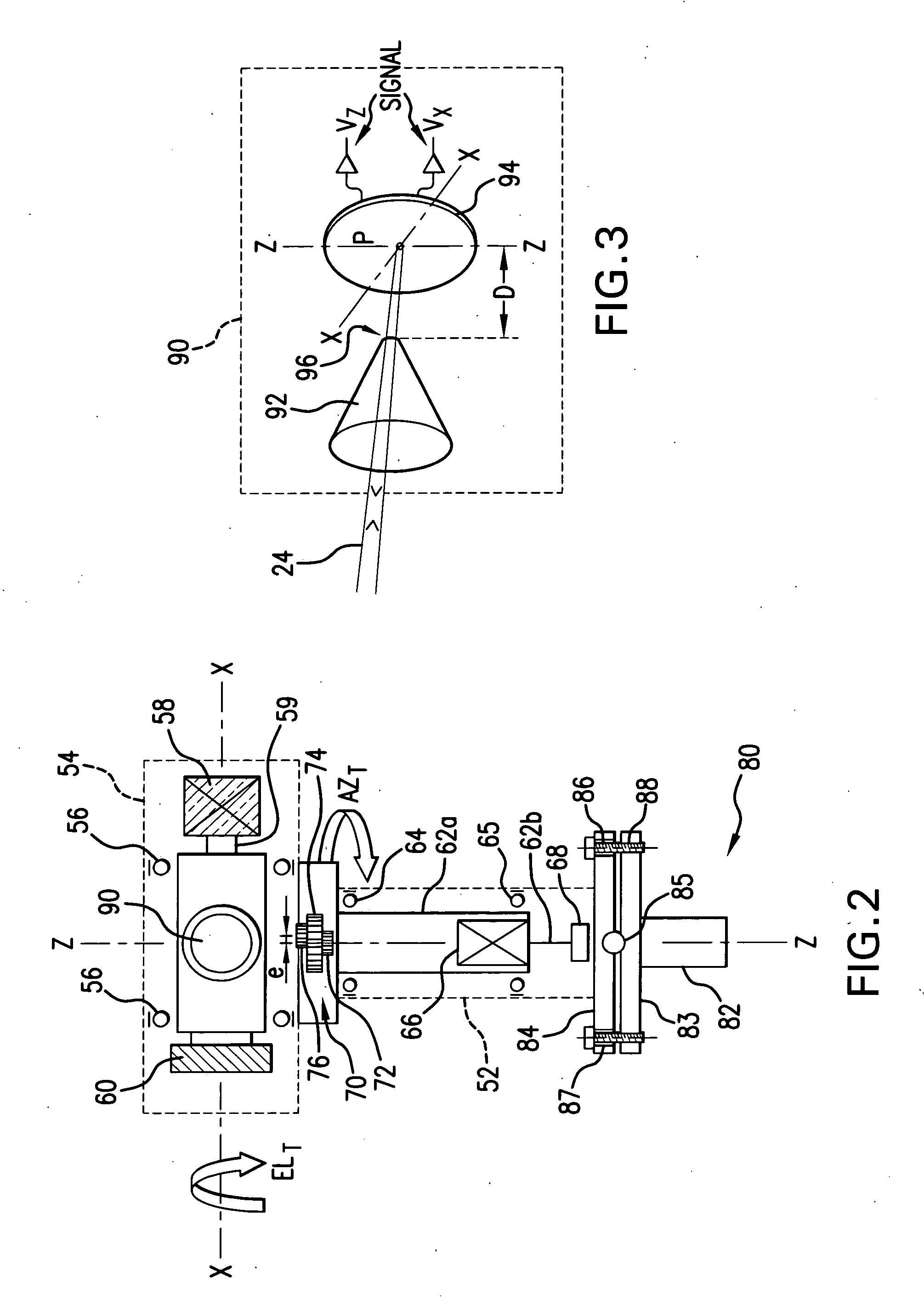 Volumetric error compensation system with laser tracker and active target