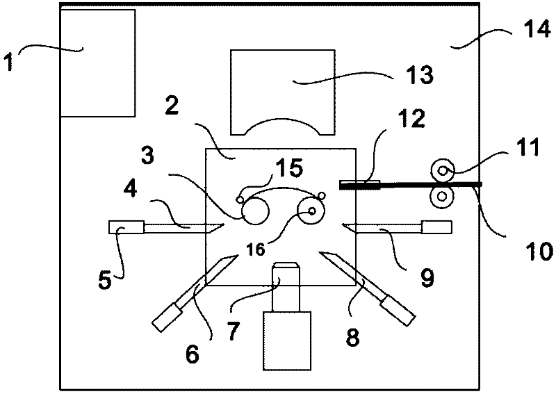 A device for making steel wire gardening hooks