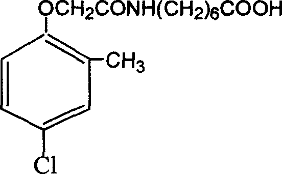 Method for preparing 2 metho 4 chlorine artificial half antigen, artificial antigen, specific antibody and application