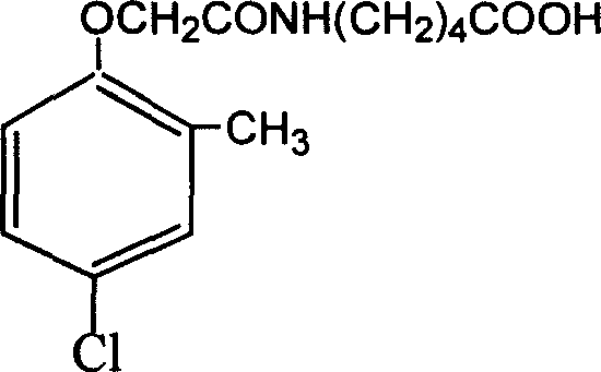 Method for preparing 2 metho 4 chlorine artificial half antigen, artificial antigen, specific antibody and application