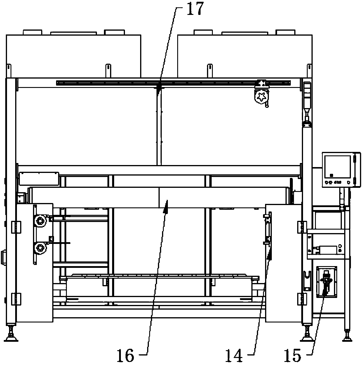 Automatic photomask multifunctional overturn inspection machine