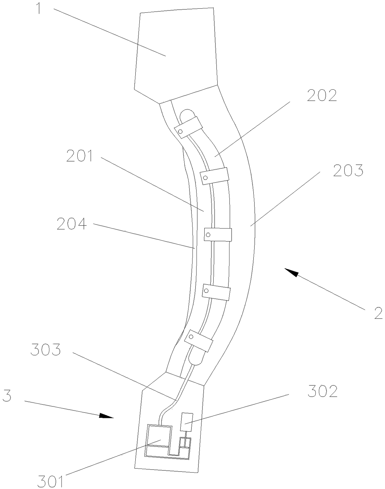 Spinal anesthesia postoperative auxiliary rehabilitation device