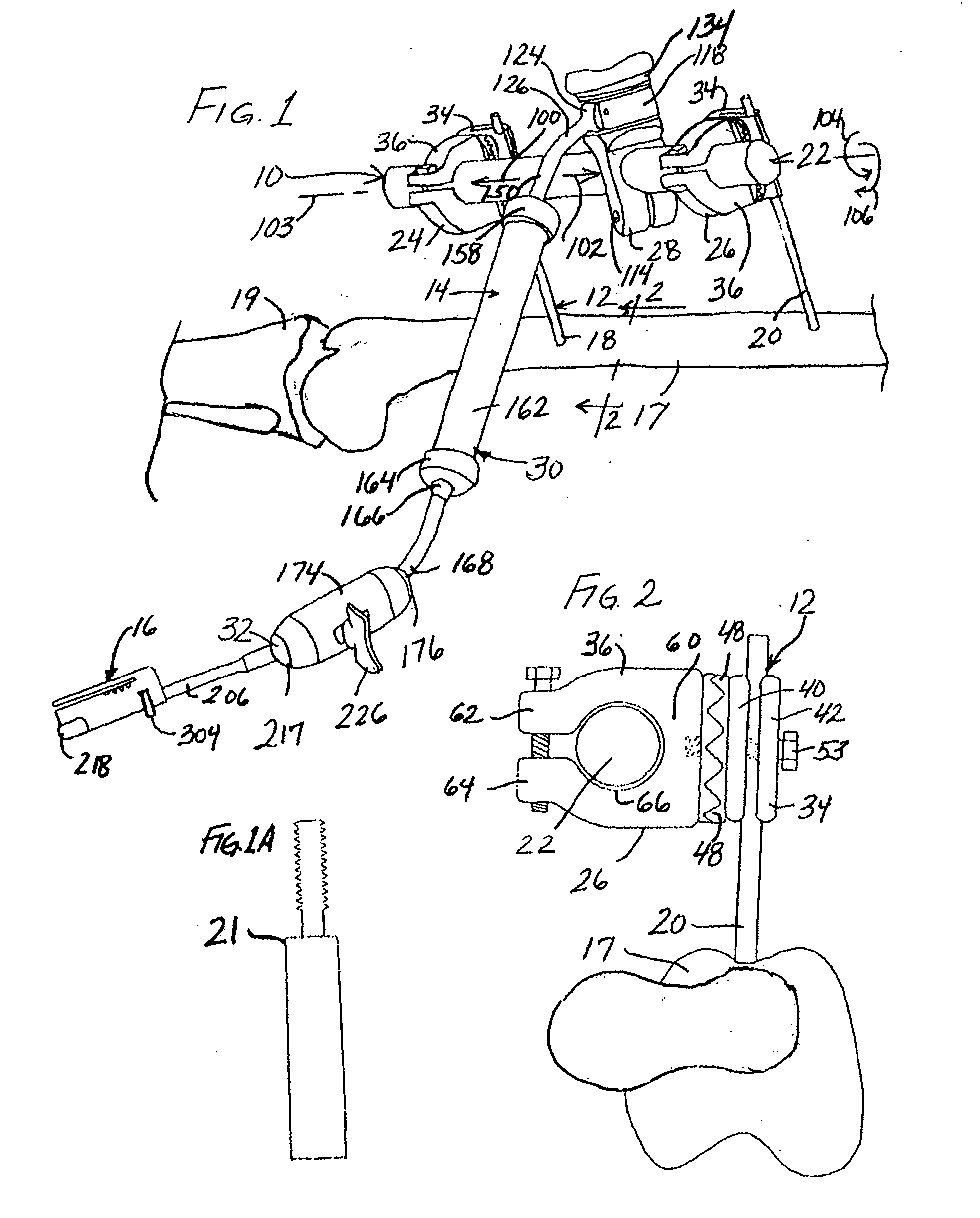 Support for locating instrument guides