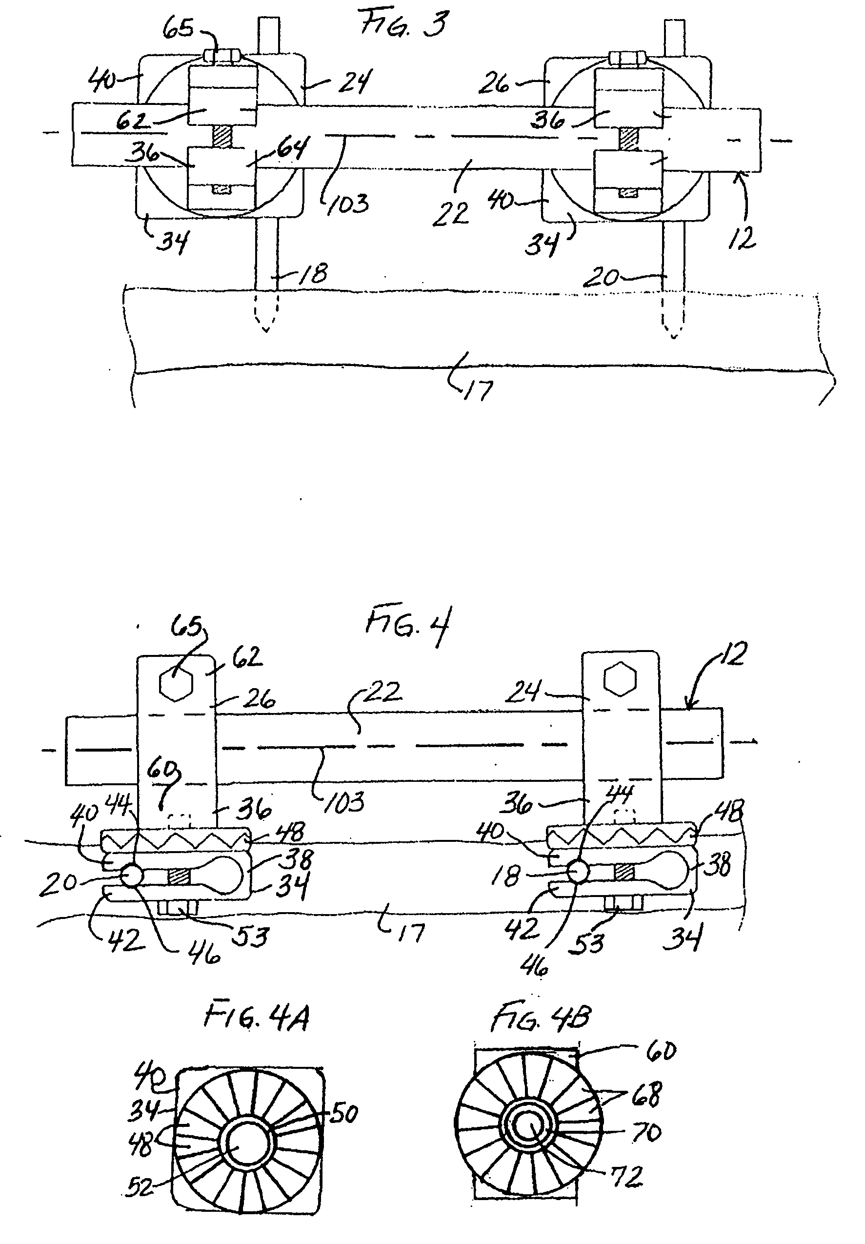 Support for locating instrument guides